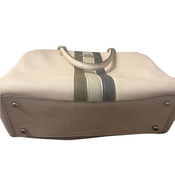 Coach Lillie Carryall Varsity Stripe Handbag - Picture 11 of 14